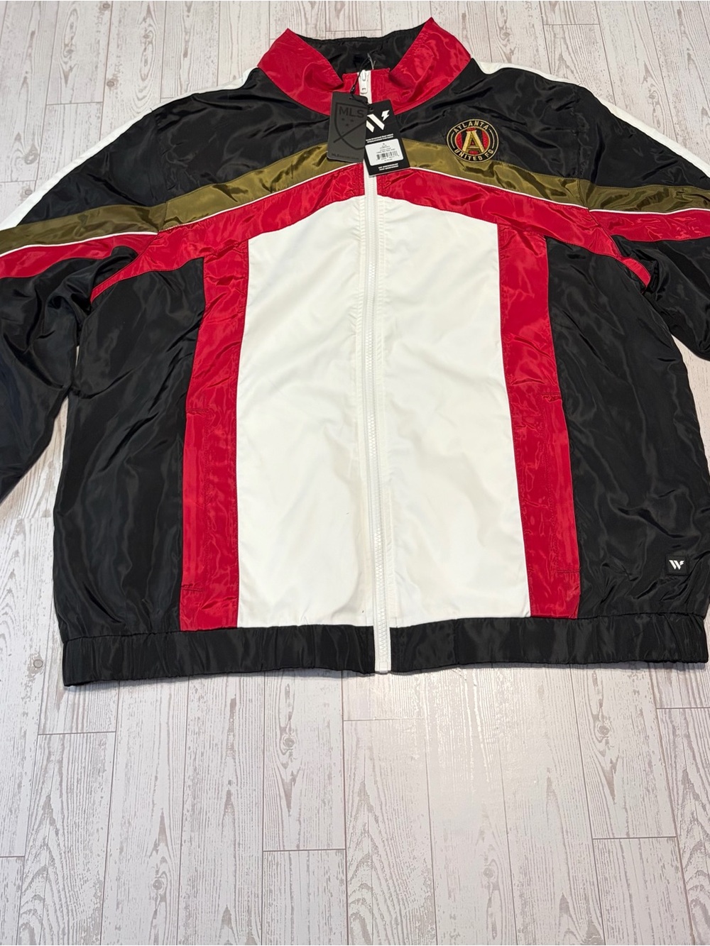 XL Atlanta United Men's Funnel Neck Track Jacket